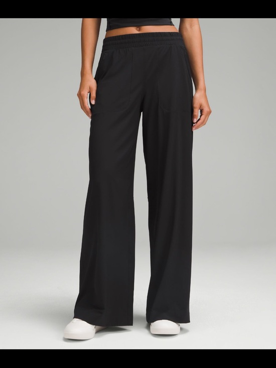 lululemon athletica Pants - Lululemon Swift Mid-rise Wide-Leg Pants in Black